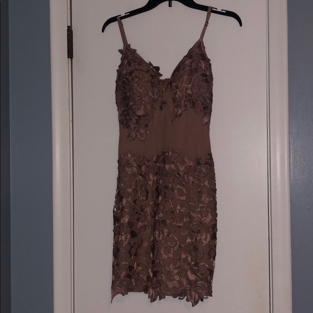 Midi Mauve Colored Dress